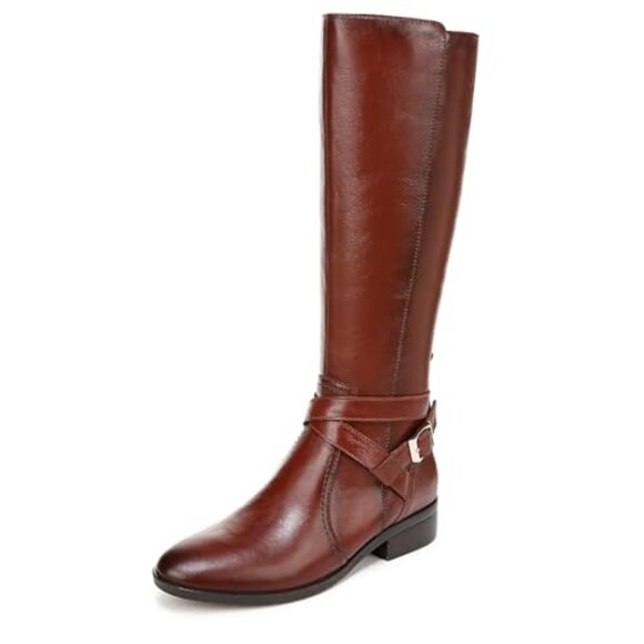 Naturalizer Womens Rena2 Deep Saddle Brown Leather - Picture 1 of 1